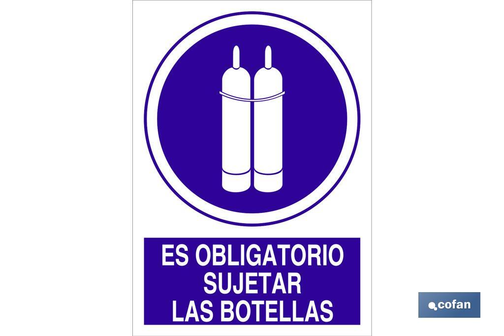 Es obligatorio sujetar las botellas