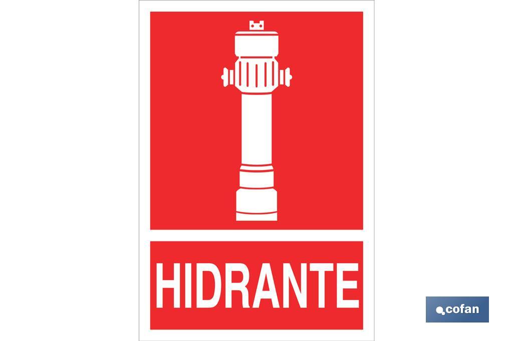 Hidrante Pictograma + Texto
