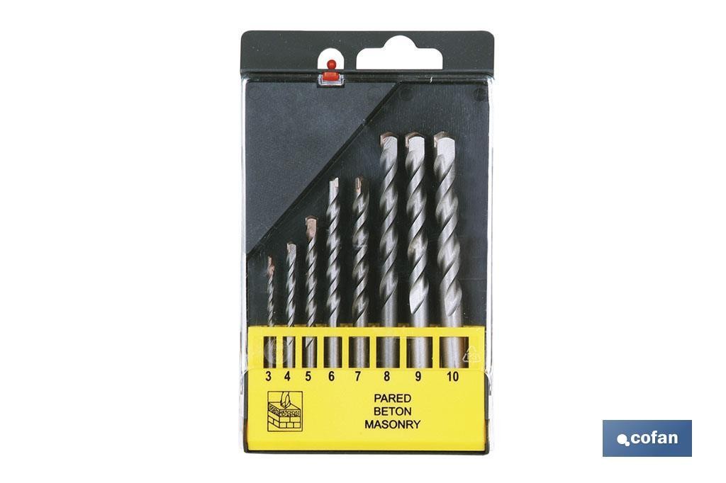 JGO. DE 5 BROCAS PROFES. PARA MUROS (PACK: 1 UDS)