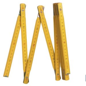 REGLA DE MADERA 2M. COLOR AMARILLO (PACK: 1 UDS)