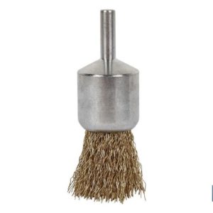 CEPILLO BROCHA ONDULADO 6xØ15 A.LATONADO 0.3mm (PACK: 1 UDS)