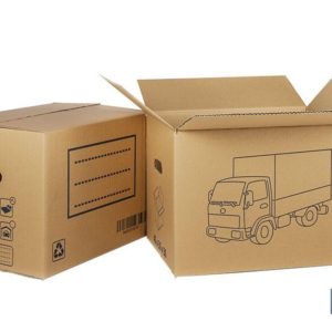 CAJA DE CARTÓN PARA MUDANZA CON ASA TROQUEL 40X30X30 CM (PACK: 10 UDS)