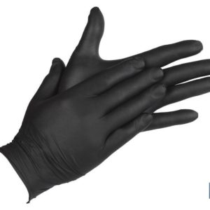 CAJA 100 UNDS. GUANTES DE NITRILO NEGRO T - L (PACK: 1 UDS)