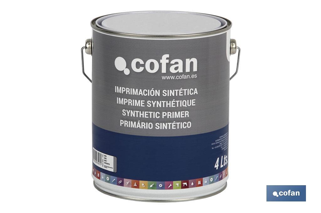 Imprimación Sintética | Color Gris o Blanco | Tamaño del envase 750 ml o 4 L