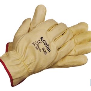 GUANTES PIEL VACUNO AMARILLO T-10 (PACK: 12 UDS)