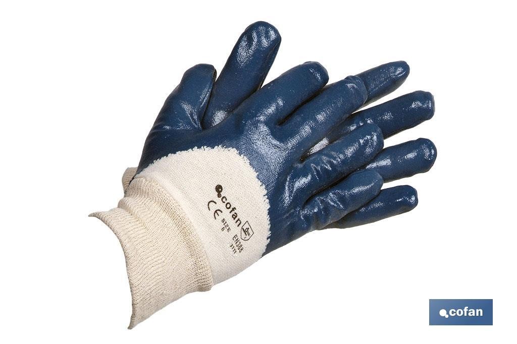 BLISTER GUANTES NITRILO AZUL T-8 (PACK: 12 UDS)
