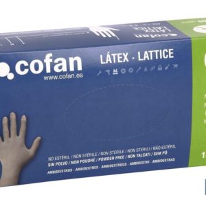 CAJA 100 UDS. GUANTE LATEX SIN POLVO T - L (PACK: 1 UDS)