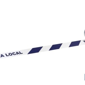 CINTA BALIZ. POLICIA LOCAL 80MMX100MTS (PACK: 1 UDS)