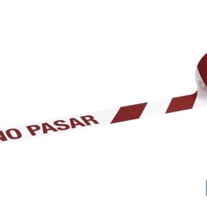 CINTA BALIZ. NO PASAR 80MMX100MTS (PACK: 1 UDS)