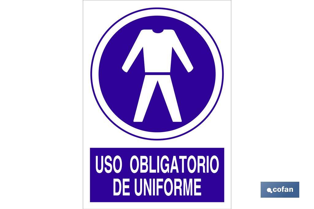 Uso obligatorio de uniforme