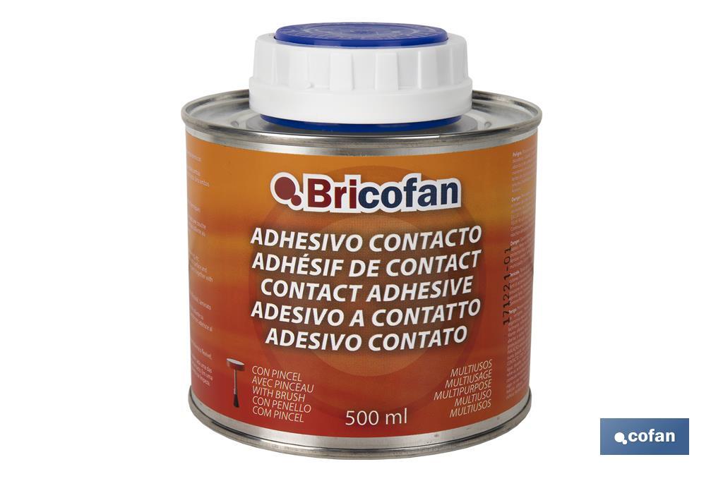 Adhesivo de Contacto Bricofan | Envase 500 ml | Universal