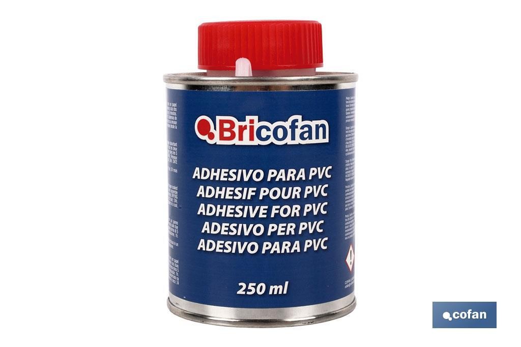 ADHESIVO PARA PVC 250 ML AGUA POTABLE (PACK: 1 UDS)
