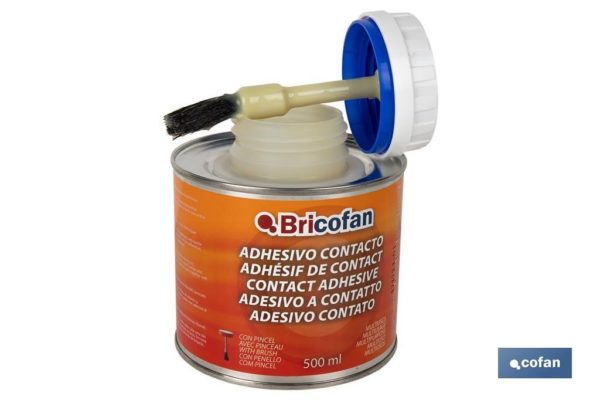 BOTE ADHESIVO CONTACTO BRICOFAN C/PINCEL (500ML) (PACK: 1 UDS)