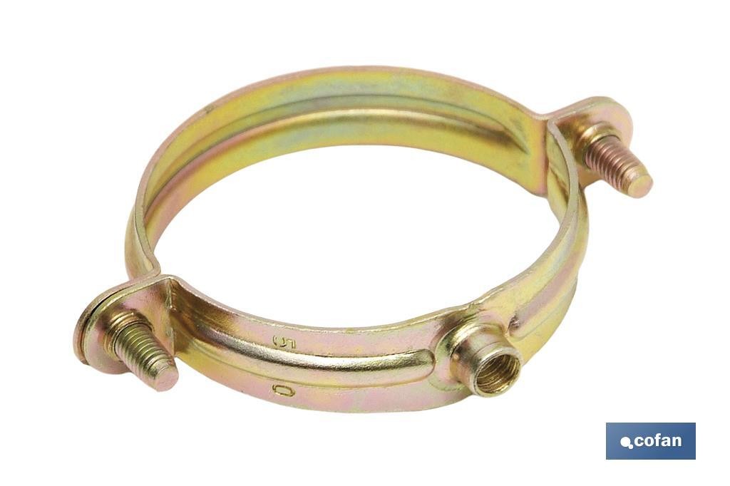 ABRAZADERA METALICA M-6 PARA TUBO 22MM. (PACK: 100 UDS)