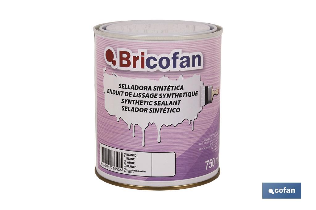 Selladora Sintética | Bricofan Blanco | Tamaño del envase 750 ml