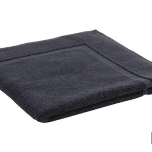 ALFOMBRA BAÑO NEGRO GR.1000 MODELO BRILLANTE 60X60cm (PACK: 1 UDS)