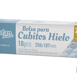 BOLSAS PARA CUBITOS DE HIELO 25X18,7 10 UDS. (PACK: 1 UDS)