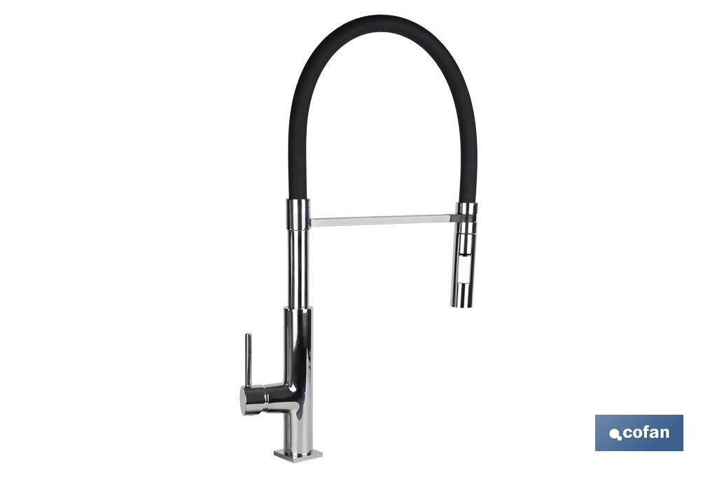 Grifo cocina flexible negro online