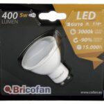 LÁMPARA LED GU-10 5W 110º 400LM 5000K (PACK: 1 UDS)