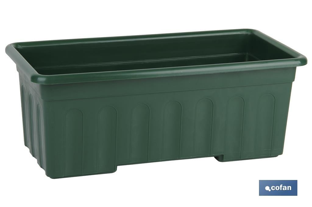 JARDINERA VERDE MODELO AZAHAR 40X20X15.5CM (PACK: 12 UDS)