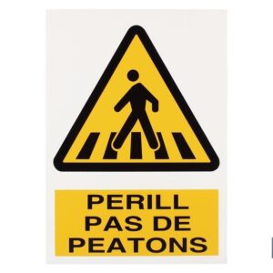 SEÑAL POLIESTIRENO 297X210 MM (PACK: 1 UDS)
