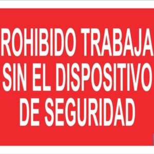 SEÑAL POLIESTIRENO 297X210MM (PACK: 1 UDS)