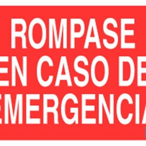 SEÑAL LUMINISCENTE 210X148MM. (PACK: 1 UDS)