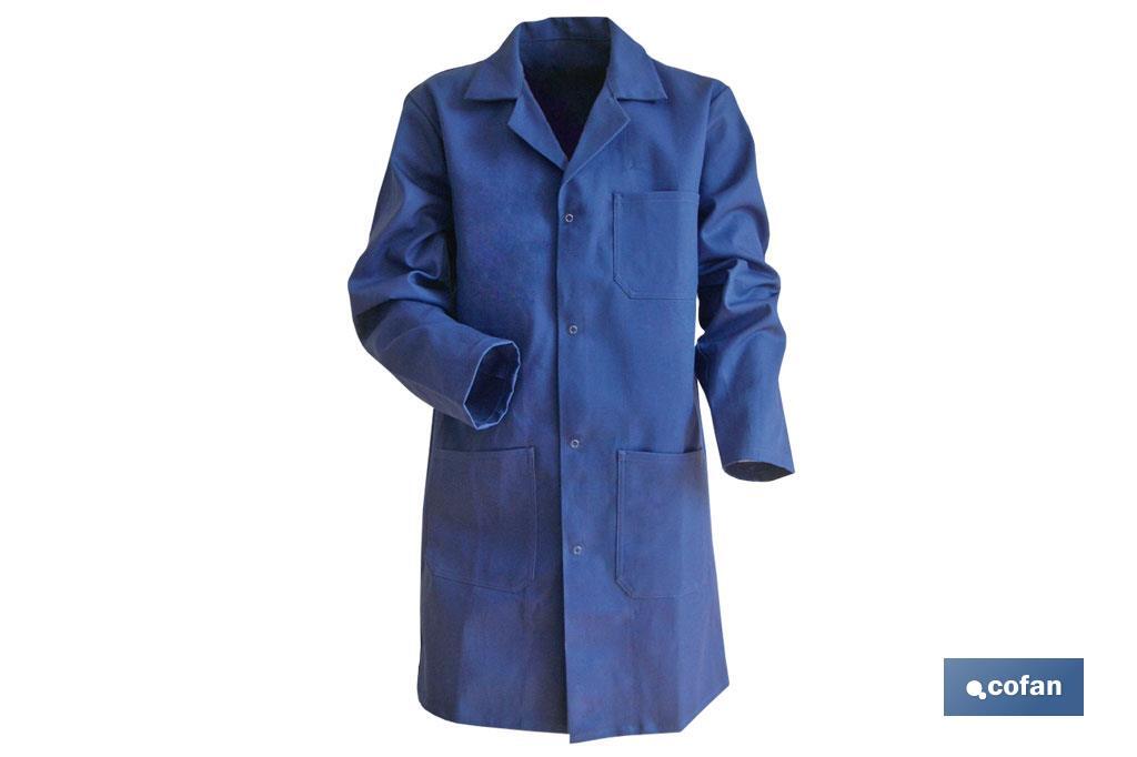 Bata Azul Oscura | Modelo Limeur | Material 100% Algodón | Color Azul Marino | Unisex