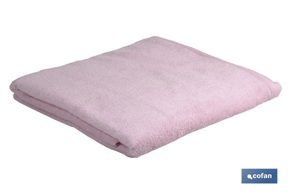Toalla de tocador Modelo Flor | Color rosa claro | 100% algodón | Gramaje 580 g/m2 | Medidas 30 x 50 cm