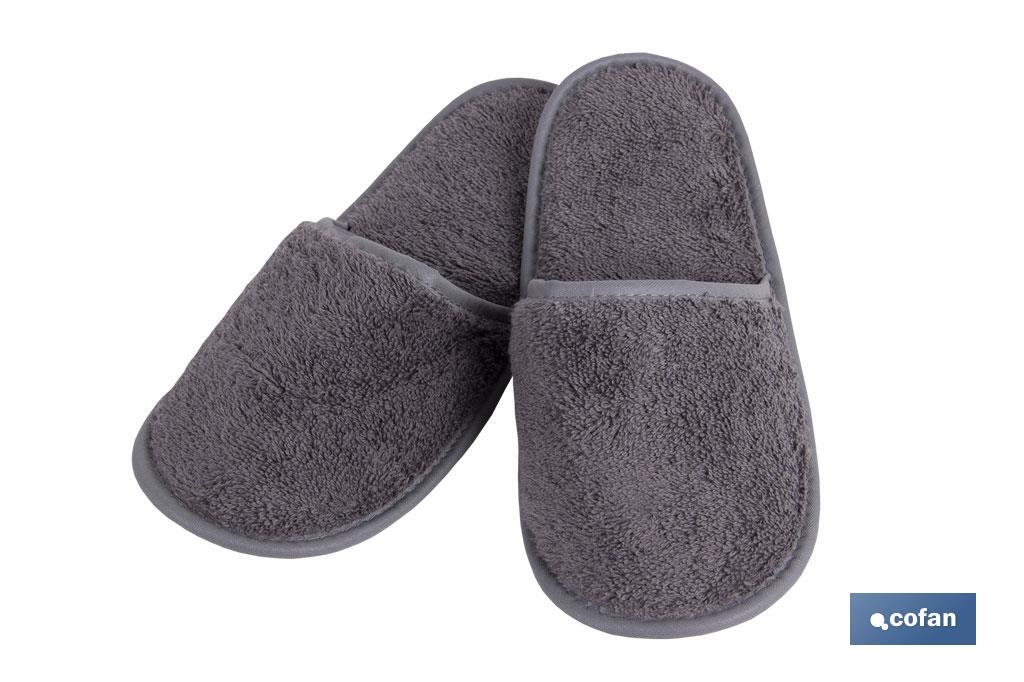 Zapatilla Baño | Color Gris Antracita | Modelo Piedra | Talla M o L