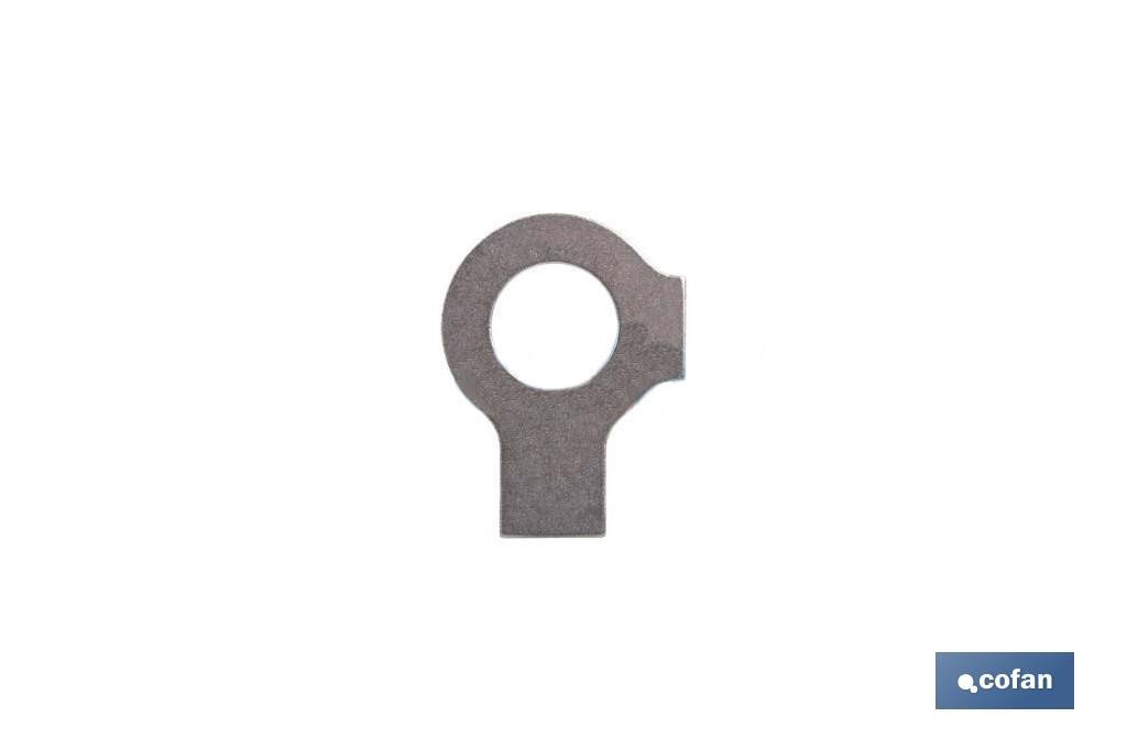 DIN-463 ARANDELA SEGURIDAD 2 SOLAPAS M-8 (PACK: 100 UDS)