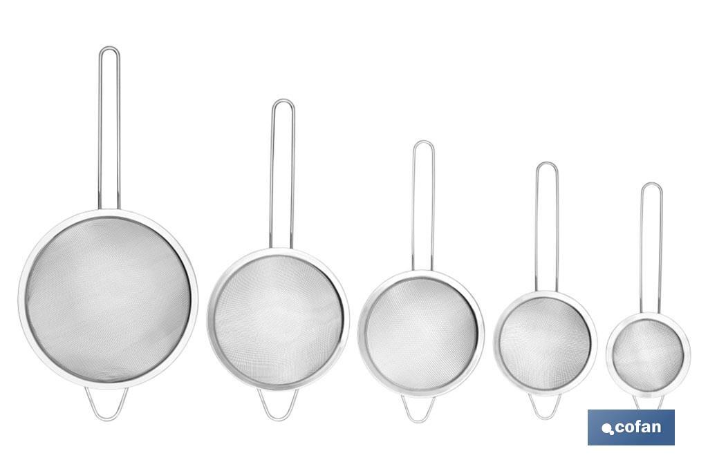 Colador en Acero Inox. 304 | Modelo Sena | Varias Medidas| Colador Versátil para diferentes funciones en la cocina