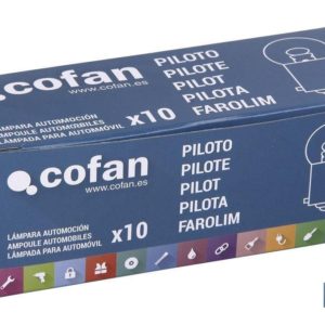 LÁMPARA COFAN PILOTO R10W (BA15s SCC) 12V venta unitaria (PACK: 1 UDS)