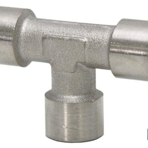 T HEMBRA LATÓN NIQUELADO R-1/4 (PACK: 1 UDS)