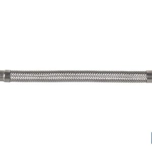 CONEXIÓN FLEXIBLE INOX M3/8- H1/2 40 CM. (PACK: 1 UDS)