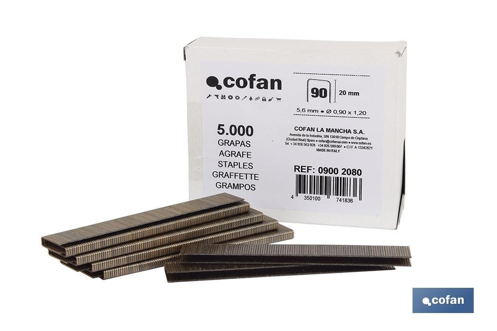 CAJA DE GRAPAS 90/30mm (4.000 PCS) (PACK: 1 UDS)