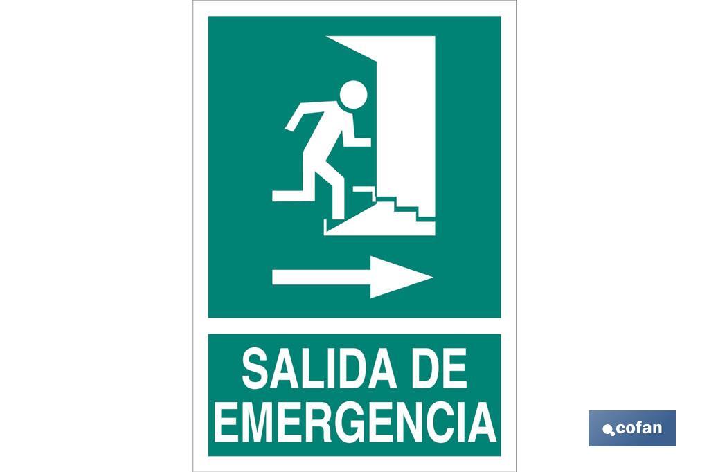 Salida de Emergencia Texto