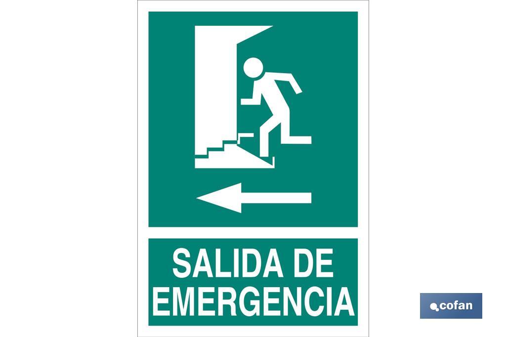 Salida de Emergencia Texto