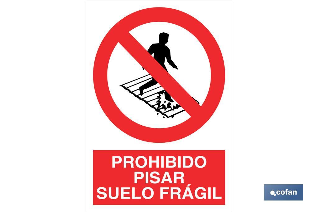 Prohibido pisar suelo frágil