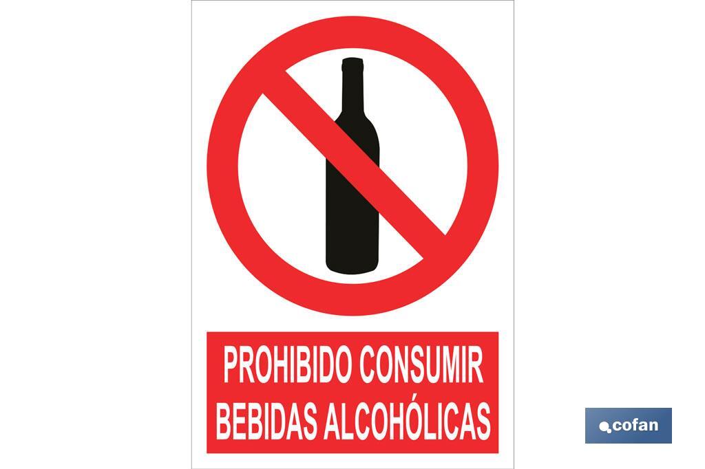 Prohibido consumir bebidas alcohólicas