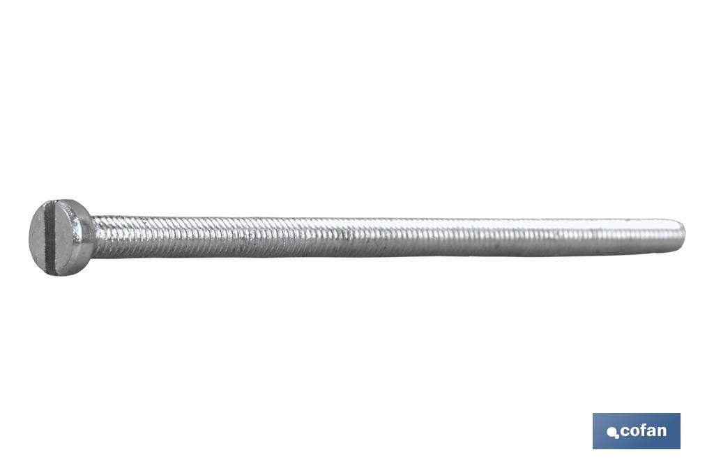Tornillos DIN 84 Zincado
