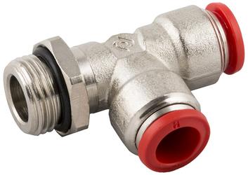 RACOR A T ORIENTABLE MACHO LATERAL CILÍNDRICO CON TÓRICA